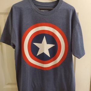 Marvel Captain America shield logo t-shirt size  Lare LT